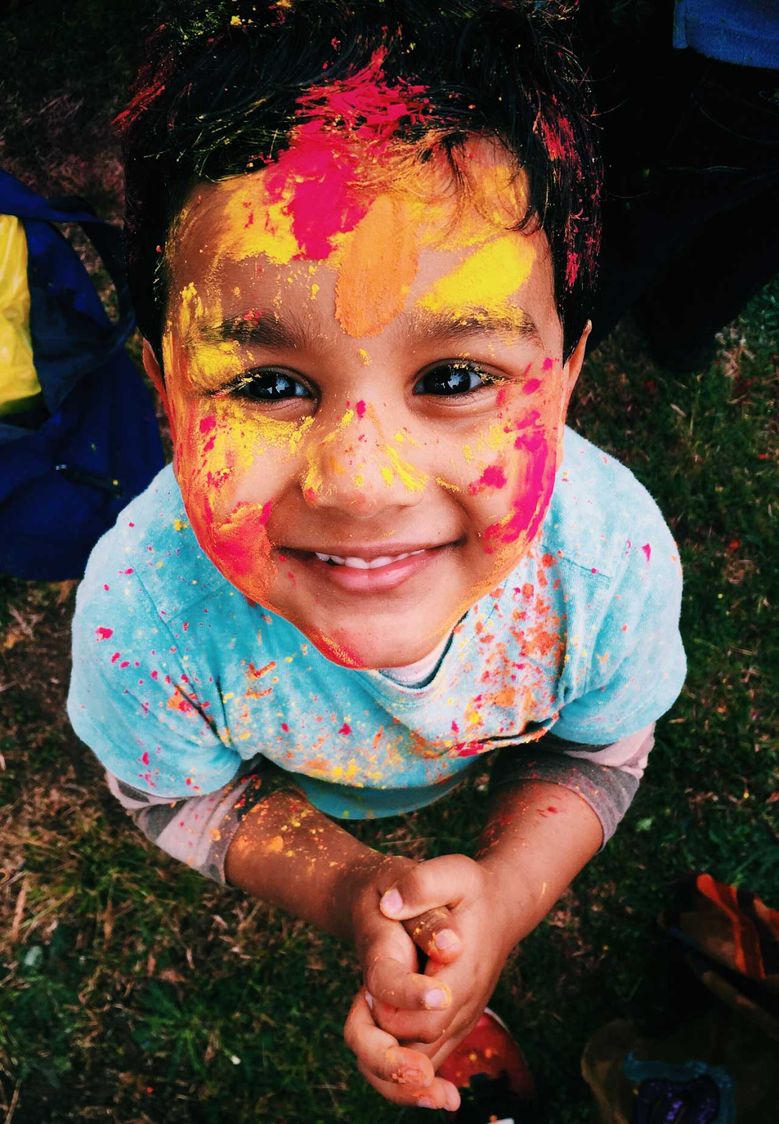 Happy child at preschool